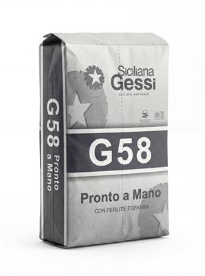 G58 INTONACO PRONTO A MANO