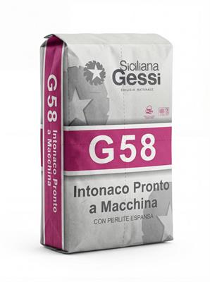 G58 INTONACO PRONTO A MACCHINA