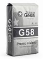 G58 INTONACO PRONTO A MANO 25 kg Bianco puro