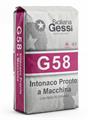 G58 INTONACO PRONTO A MACCHINA 25 kg Bianco puro